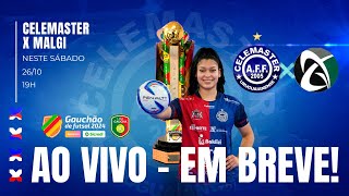 AO VIVO COM IMAGENS FINAL  CELEMASTER X MALGI  LIGA GAÚCHA DE FUTSAL FEMININO [upl. by Hesky409]