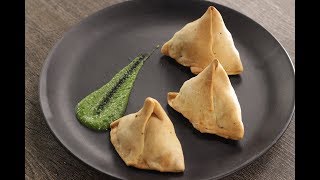 Healthy Samosa  Sanjeev Kapoor Khazana [upl. by Nnylyram]