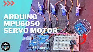 Arduino MPU6050 sensor contol servo motor  mpu6050 tutorial [upl. by Aluino60]