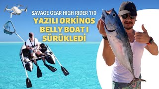 Balık BELLY BOAT ‘I SÜRÜKLEDİ 🔥  Drone Çekimi ve Muhteşem doğa  1080P [upl. by Torbert]