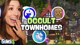 Each Townhome is a different OCCULT in the Sims 4  Part 2 [upl. by Rodriguez]