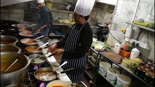 Very Busy Indian Restaurant Action The Curry Masters Kitchen on a Saturday Night Tiranga Leicester [upl. by Nyleikcaj]