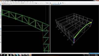 TUTORIAL SAP2000 Principiante Desde Cero  GALPÓN CURVO [upl. by Nomolos]