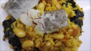 Arroz con bacalao al aroma de azafran [upl. by Hugibert]