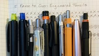 My 5 Favorite OverEngineered Mechanical Pencils [upl. by Josi]