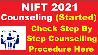 NIFT 2021 Counseling Started  How to Fill NIFT Online Counseling Form 2021 [upl. by Dov]