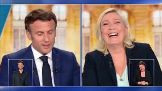 quotOn voit quon vieillitquot  Quand Emmanuel Macron et Marine Le Pen plaisantent sur leur discipline [upl. by Adriane817]