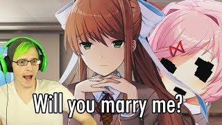 I asked Monika to marry me and this happened  Doki Doki Literature Club Monika After Story [upl. by Aline]