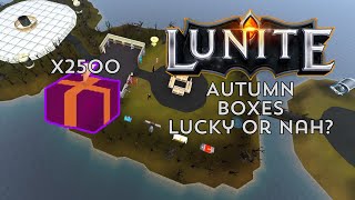 ARE WE LUCKY  Lunite RSPS  Giveaway [upl. by Ellednahc]