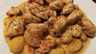 TUTO Poulet Gnocchi à la Crème et Herbes Provençales [upl. by Yeloc]