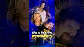 Edge vs Mick Foley Hardcore Match WWE WrestleMania 22 [upl. by Devehcoy]