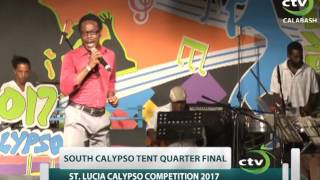 Dr G  KUR  Quarter Final South Calypso Tent 2017 [upl. by Omsare12]