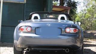 MX5 NC GWR Roadstersport Midpipe and Q Muffler VS Stock [upl. by Bonine847]