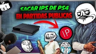 Tutorial como sacar ips desde Ps4 y Ps3 en partidas publicas de Gta V  Call of Duty  Ark [upl. by Rodolph26]