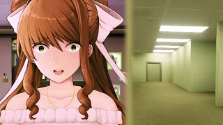 Monika Talks About the Backrooms  quotMonika After Storyquot DDLC Mod [upl. by Sharyl]