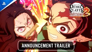 Demon Slayer Kimetsu no Yaiba The Hinokami Chronicles 2  Announcement Trailer  PS5 amp PS4 Games [upl. by Inva]