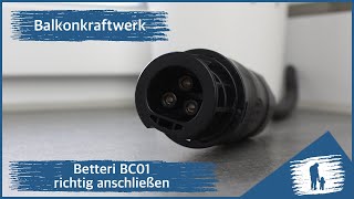 Betteri Stecker anschließen  Montageanleitung [upl. by Elehcor560]