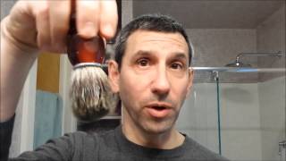 Lathering Tutorial  How to lather a shaving soap [upl. by Jilli]