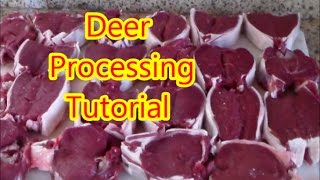 Deer Processing Tutorial [upl. by Wennerholn]