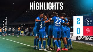 Highlights  Napoli  Monza 20  Serie A  6ª giornata [upl. by Oidivo]