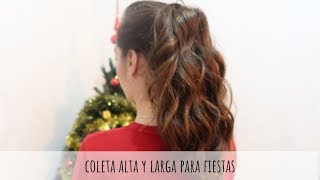 ❤COMO HACER UNA COLETA PARA FIESTA ❤ FÁCIL Y BONITA❗❗❗❗❗❗ [upl. by Nica159]