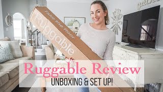 Customer Review Spring 2023 Ruggable Washable Rug Unboxing amp Set Up [upl. by Nirehtac]