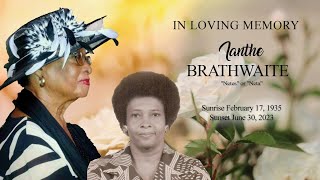 Celebrating the Life of Ianthe Brathwaite [upl. by Calysta452]