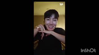 Jhope started live today  Jhope eating Food during Live 😘watchthis you feel relaxed 😎 [upl. by Eanore52]