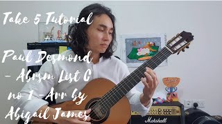 Take 5 Tutorial  Paul Desmond  Abrsm Guitar Grade 5 List C no 1  Arr by Abigail James [upl. by Clarance]