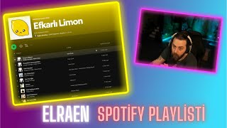 Elraen Spotify Listesini ve Yeni Yapacağı Playlistler Hakkında Konuşuyor  Elraen Twitch Spotify [upl. by Royal]