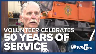 Search and rescue volunteer celebrates 50 years of service [upl. by Harp]