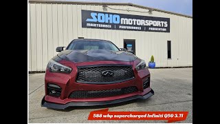 580 plus wheel supercharged Infiniti Q50 37L [upl. by Pierre]