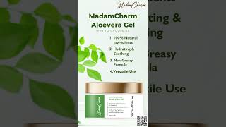 Discover the endless possibilities with MadamCharm’s Multipurpose Soothing Aloe Vera Gel 🌱✨ [upl. by Blaine]