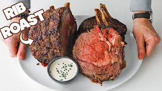 BoneIn Standing Ribeye Roast Recipe aka Prime Rib [upl. by Ecilayram]