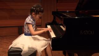 WA Mozart Sonata k330 1st MV by Anwen Deng 6 yrs old [upl. by Jehial]