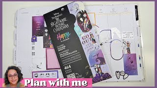 Plan with Me  October 7th  The Nightmare before Christmas Sticker Book [upl. by Llerrah]