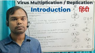 Virus Multiplication Replication  Introduction  easy explanation in hindi [upl. by Ienttirb584]