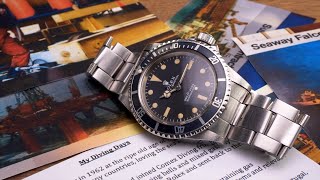 Rolex Submariner 5513 from a Former COMEX Diver  Bobs Watches [upl. by Adnoval]