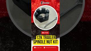 SKU 71872  12K Trailer Spindle Nut Kit  Essential Replacement for HeavyDuty Axles [upl. by Burget907]