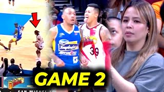 Kyt Jimenez anklebreaker resbak ang asawa ni Abueva wagas ang asaran  Game 2 Finals SMB vs Mags [upl. by Yves]