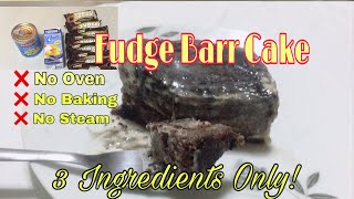 Fudge Barr cake  No Oven Cake  Budget recipe [upl. by Amice854]