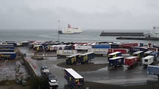 Stena Europe actual final departure from Rosslare Harbour [upl. by Aidni]