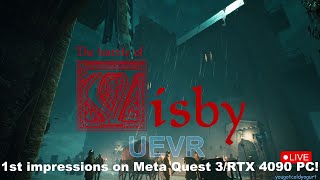 The Battle of Visby in UEVR Inside a Game in a VR mod  Meta Quest 3RTX 4090 PC Live [upl. by Calle613]