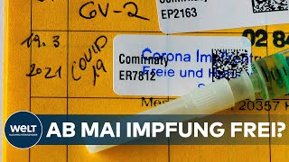 CORONAPANDEMIE Die Impfpriorisierung könnte bereits im Mai fallen I WELT News [upl. by Thgiwd]