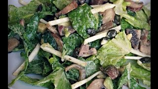 Mushroom Zucchini Salad  Gluten Free Dairy Free Recipe [upl. by Atteloiv]