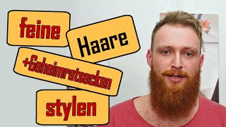 Ganz EINFACH feine Kurze Haare stylen  Tutorial  Hack [upl. by Nylecoj]