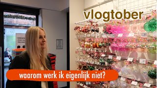 vlogtober 8  ik heb geen vrienden 👯‍♀️ amp waarom werk ik eigenlijk niet 🤔 [upl. by Aleyak650]