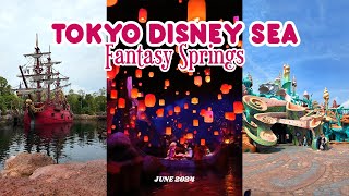 Japan Vlog First Time in Tokyo Disney Sea Fantasy Springs [upl. by Milone597]