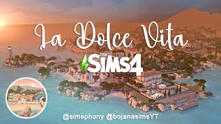 Get Ready For The ULTIMATE Sims 4 Experience In TARTOSA With La Dolce Vita SAVE FILE [upl. by Lesig]