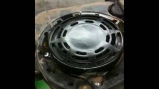 LAWN MOWER STARTER REPAIR how to fix repair a lawn mower starter recoil starter [upl. by Eade]